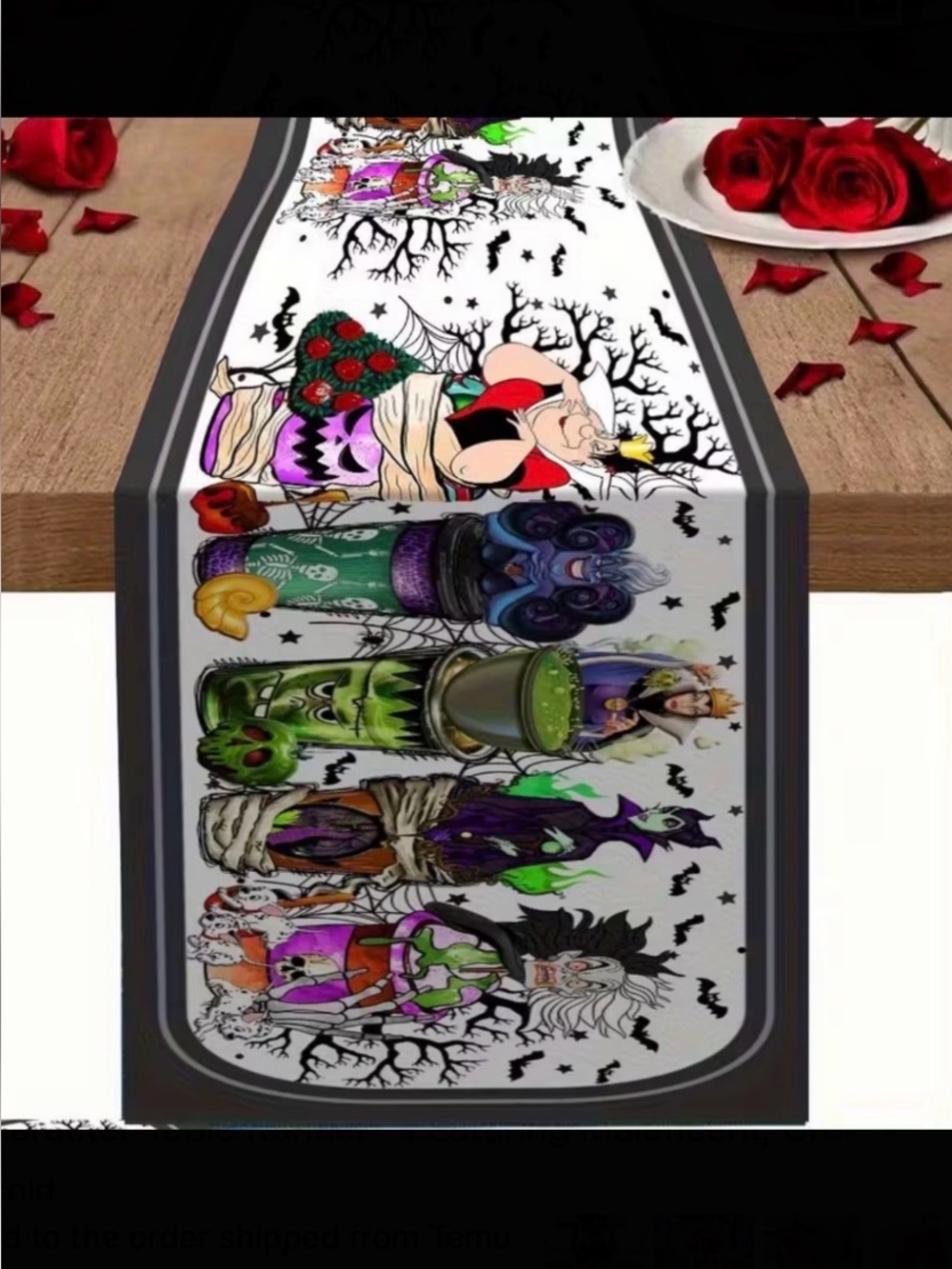 Villains Drink Table Runner